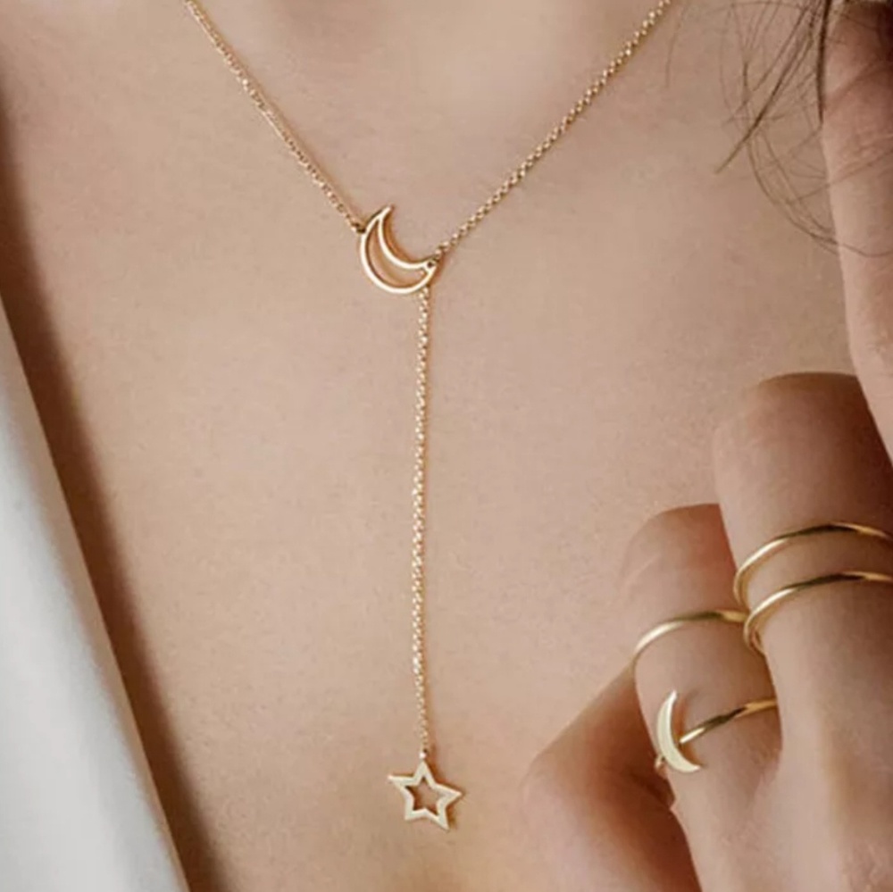 Moon/Star Necklace